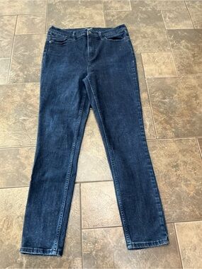 Calvin Klein Jeans Women's High Rise Skinny Dark Blue Denim Jeans